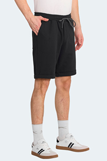 Slazenger NOVA Erkek Cepli Siyah Şort