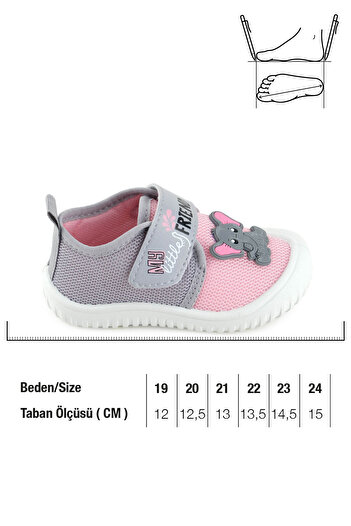 GEZER Baby Girl Summer Linen Single Velcro Adjustable Comfortable Sole Home School Nursery Casual Shoes