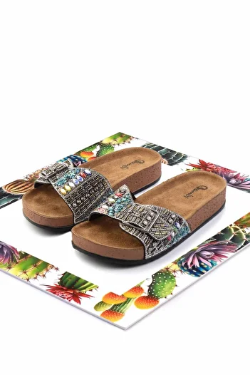 Bambi Women's Platinum Slippers K 04784040687