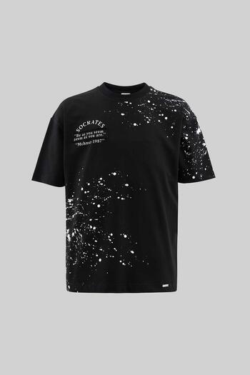 Machinist Men's Philosophers Oversize Black T-Shirt