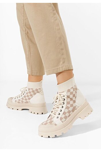 B T Shoes Tenisi inalti dama Zendoria V2 bej