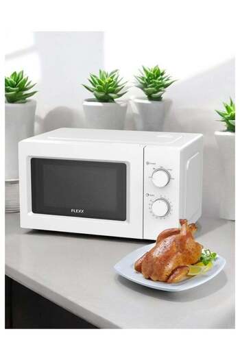 flexy 20L Microwave Oven - 700W, 5 Power Levels, Defrost Function