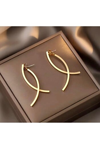 monalisatoka Kadın Gold  Küpe
