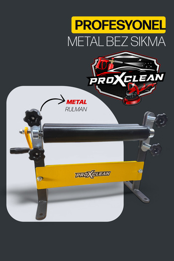 PROXCLEAN Profesyonel Full Metal  Oto Yıkama Bez Sıkma Makinesi Merdaneli Bez Sıkma Aparatı Yeni Seri