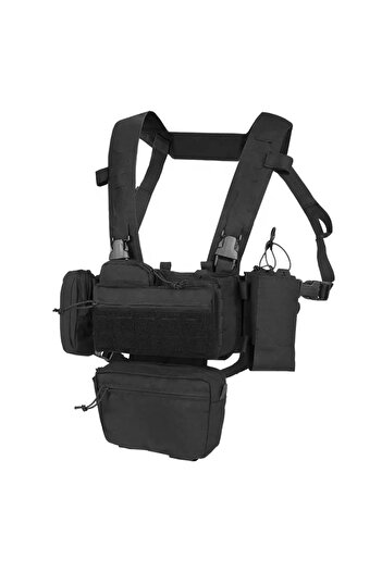 Choice Black YAKEDA Tactical Chest Rig with 5.56/7.62 Magazine Pouch Holder, Pistol Pouch, Wing Pouch, Moll