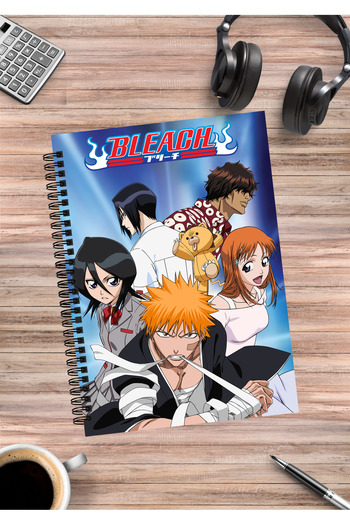 mertfigur Bleach Anime Spiral Notebook A5 (50 Sheets)