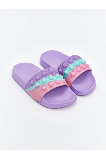 LC Waikiki Lcw Steps Lilac Single Strap Pop It Slippers