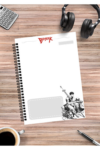 mertfigur Berserk Anime Spiral Notebook A5 (50 Sheets)