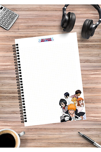mertfigur Bleach Anime Spiral Notebook A5 (50 Sheets)