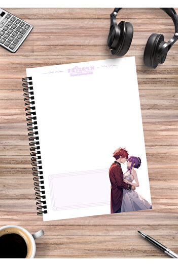 mertfigur Frieren Beyond Journey's End Himmel Fern Stark Anime Spiral Notebook A5 (50 Sheets)