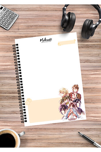 mertfigur Hakuoki Demon of the Fleeting Blossom Anime Spiral Notebook A5 (50 Sheets)