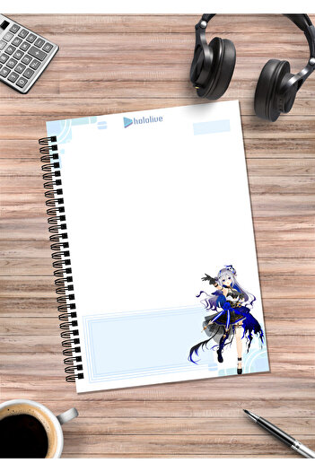 mertfigur Hololive Vtuber Anime Spiral Notebook A5 (50Sheets)