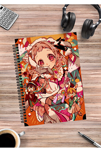 mertfigur Toilet Bound Hanako Kun Nene Akane Anime Spiral Notebook A5 (50Sheets)