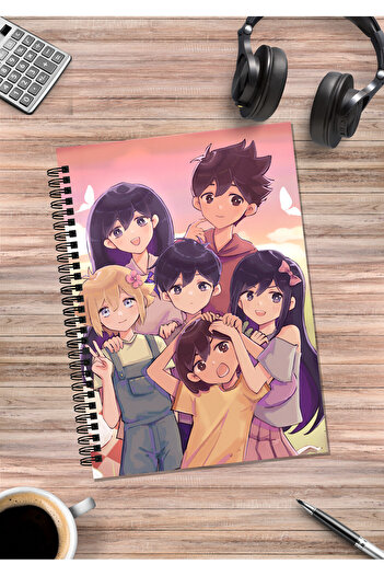 mertfigur Omori Anime Spiral Notebook A5 (50Sheets)