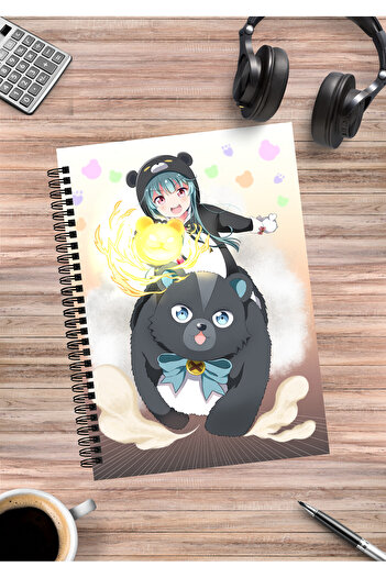 mertfigur Kuma Kuma Bear Anime Spiral Notebook A5 (50 Sheets)