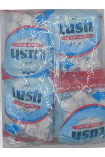 Lush Naphthalene Balls for Wardrobe, Bathroom, Toilet, Wardrobe, Washbasin and More (Pack of 4)
