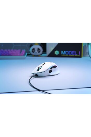 Glorious Model I Wired Mouse, 69g, RGB, White
