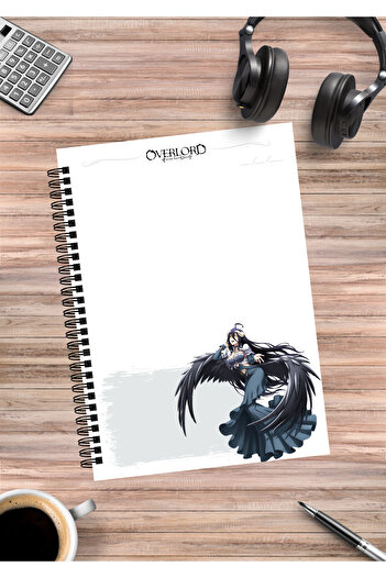 mertfigur Overlord Albedo Anime Spiral Notebook A5 (50Sheets)