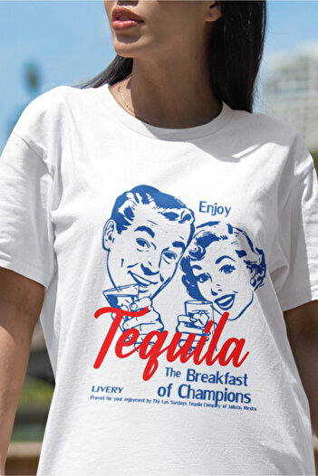 SUNFREE Popular Trend Tequila Printed Oversize Women's Tshirt