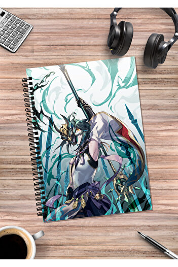 mertfigur Genshin Anime Spiral Notebook A5 (50 Sheets)