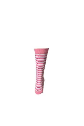 LOOKSOCKS Look Socks- Women's Circled Knee Socks - Pink