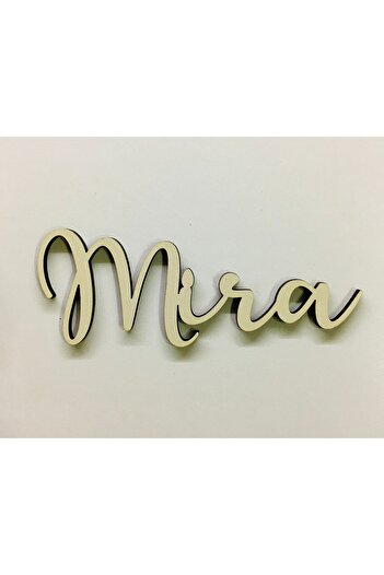 estölye Wooden Name Custom Door Ornament, Jewelry Pillow Name 10cm (1 Name)