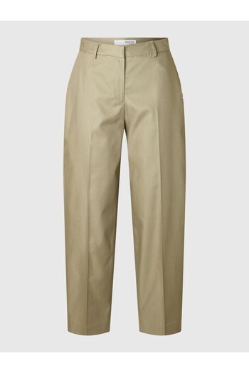 Selected Femme Barrel Fit Hosen Mid Waist