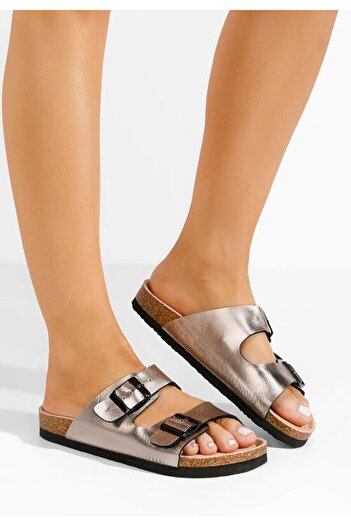 B T Shoes Papuci dama Vanasia bronze
