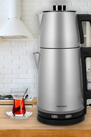 GOLDMASTER Sefam By-5314 2200 W Steel Tea Machine Inox