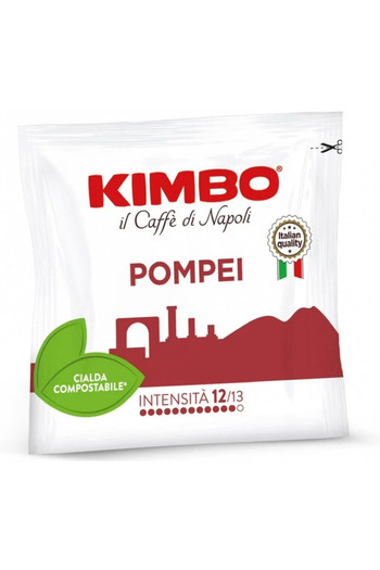 Kimbo Cialde Pompei Flat Pod Compatible Capsule Coffee (50 Pcs in Box)