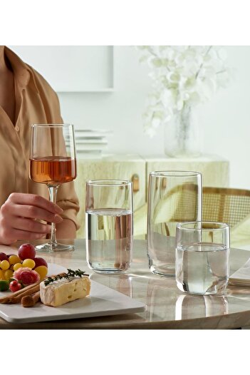 Paşabahçe Iconic 30 Piece Goblet Water Soft Drink Glass Dowry Set Set