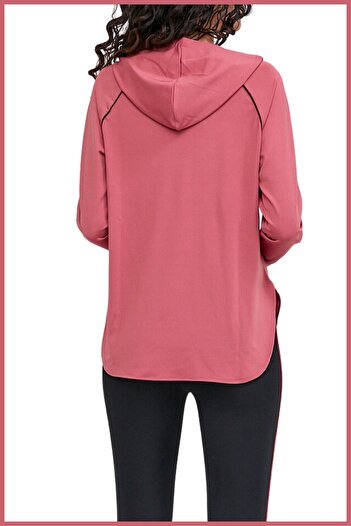 missmaral Women's Tracksuit Set Sports Tunic & Slim Fit Leggings Diving Fabric Sports And Casual Dried Rose 3060