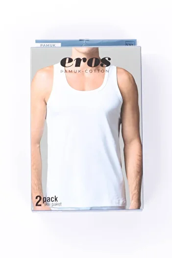 Eros Men's Cotton Undershirt 2-pack