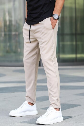 Madmext Bej Jogger Pantolon 4242