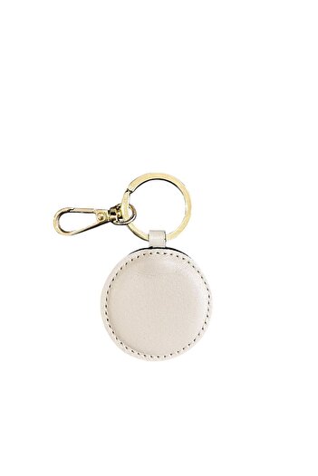 Seyahataksesuar Round Leather Keychain