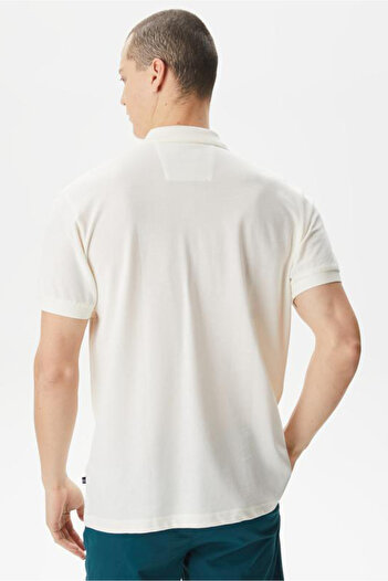 Nautica Men's Classic Fit Polo T-Shirt - Ecru