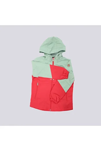 JUNİOR TİAMO Lined Hooded Waterproof Airtight Stylish Girl Raincoat