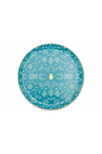 Porland Glamorous Turquoise Flat Plate 24 Cm
