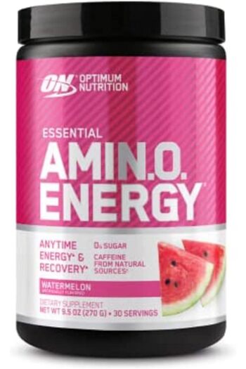 Optimum Nutrition Amino Energy - Pre Workout With Green Tea, Bcaa,amino Acids-watermelon,30 Servings