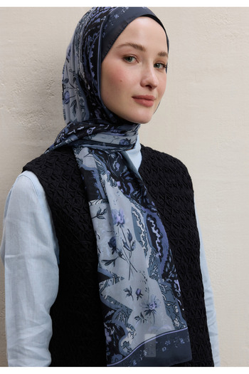 Fresh Silk Nursery Shawl, Aliza Dezen Gray