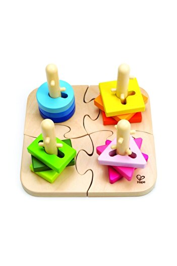 Hape Hape Wooden Creative Peg Puzzle E0411