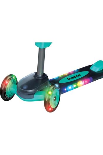 Razor Rollie, 3-Wheel Scooter for Younger Children, Seated and Stand-Up Riding Options, Light Up Whe