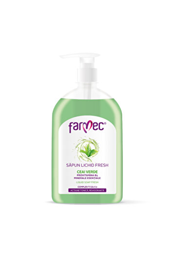Farmec Fresh Green Tea Liquid Soap 500 ml