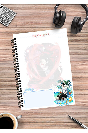 mertfigur Bungou Stray Dogs Spiral Notebook A5 (50 Sheets)