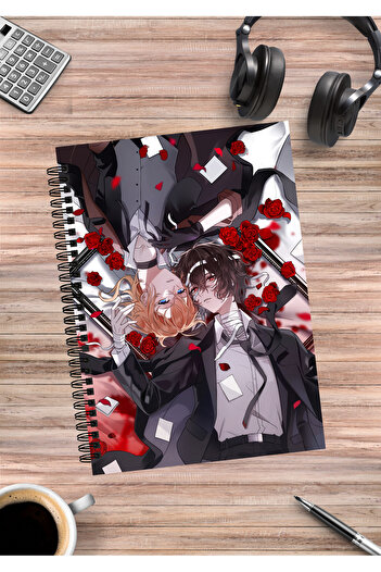 mertfigur Bungou Stray Dogs Spiral Notebook A5 (50 Sheets)