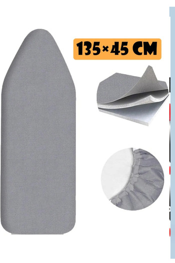 Cady One Ironing Board Cover with Heavy Duty Silicone Liner 135 x 45cm