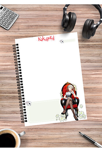 mertfigur Kakegurui Anime Spiral Notebook A5 (50Sheets)