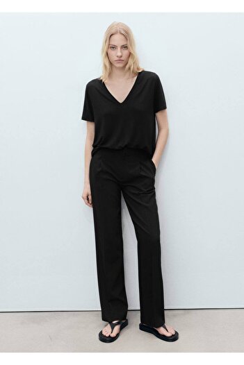 MANGO Woman V-neck T-shirt
