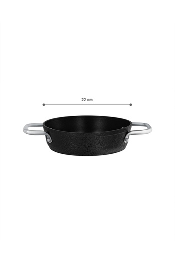 Madame Coco Noir Titanium Pan - Black - 22 cm