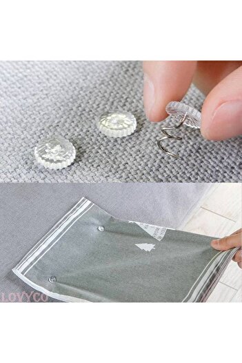 LOVYCO 8 Pieces Multi-Purpose Sheet, Cover Holder, Stabilizer, Non-Slip Duvet Cover Organizer Button